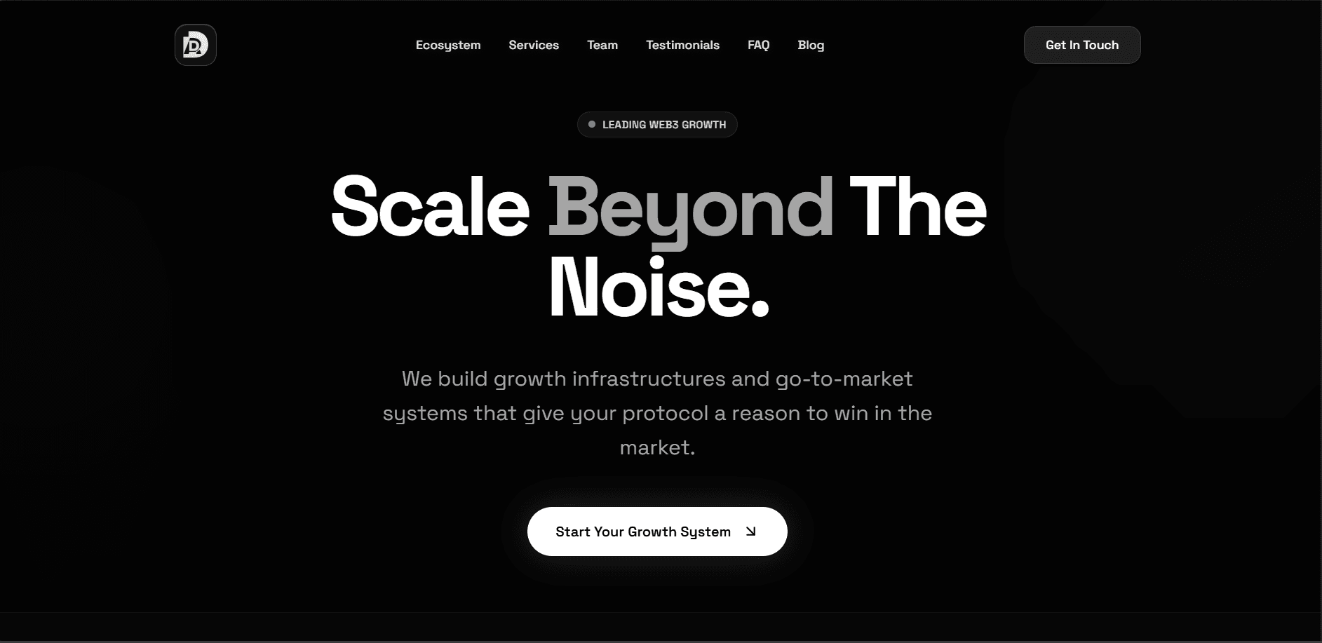 Denora - 1st Web3 Growth Studio — Main