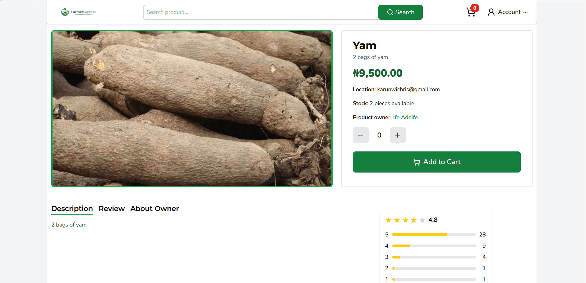 Farmer Success Marketplace — Screenshot 2