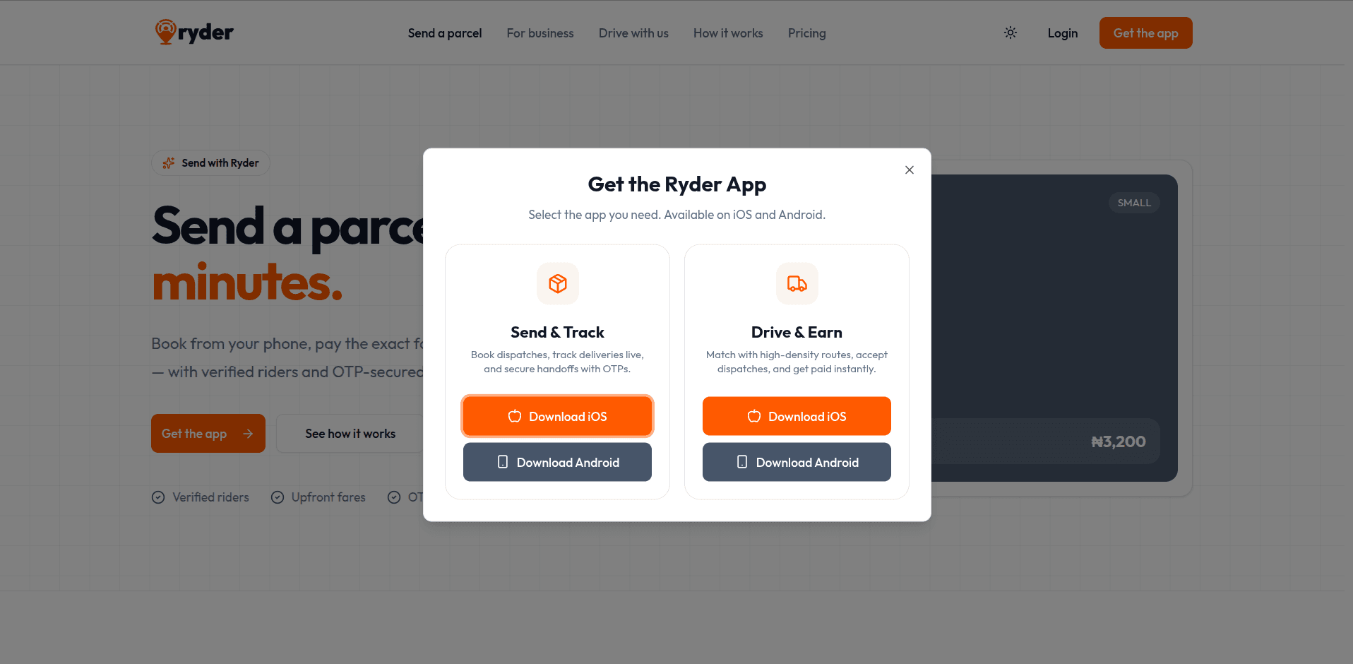 Ryder Driver — Real-Time Dispatch & Courier Navigation — Screenshot 3