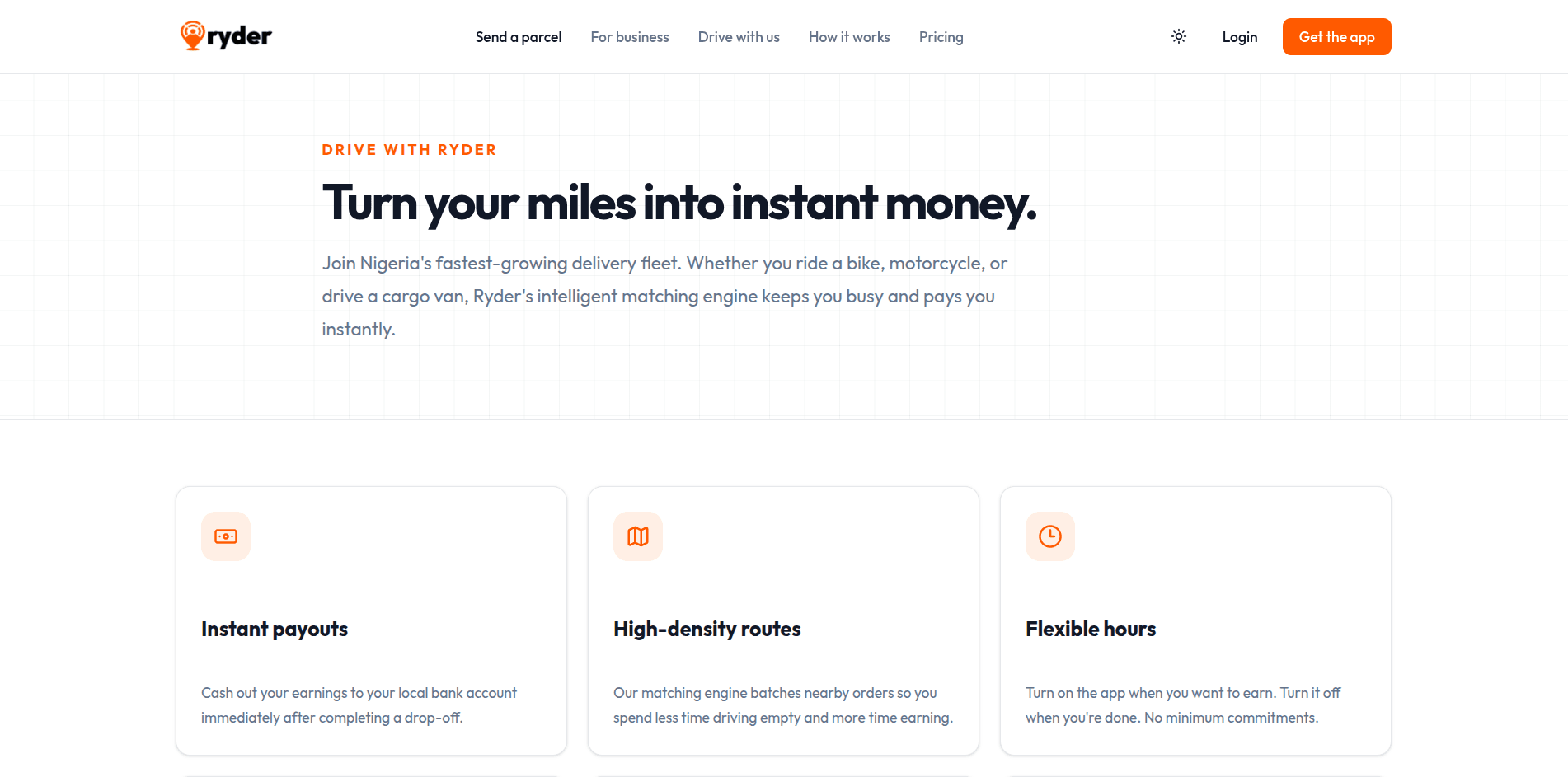 Ryder Driver — Real-Time Dispatch & Courier Navigation — Screenshot 1