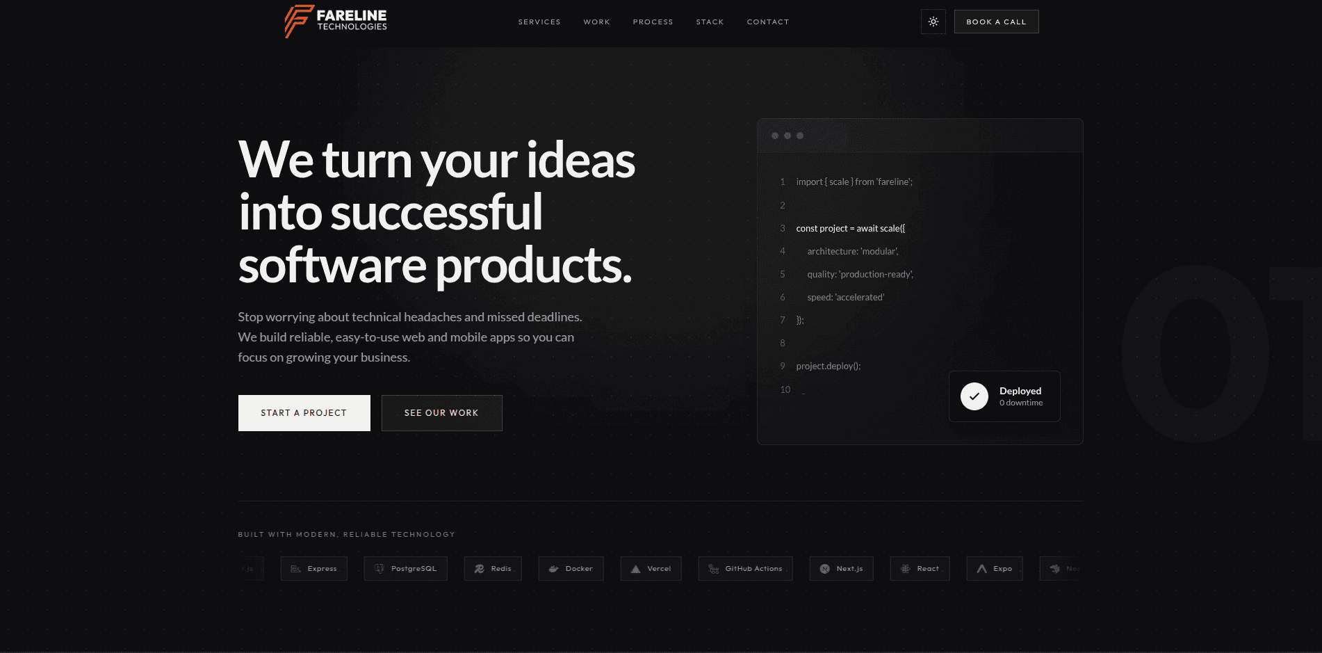 Fareline Technologies — Main